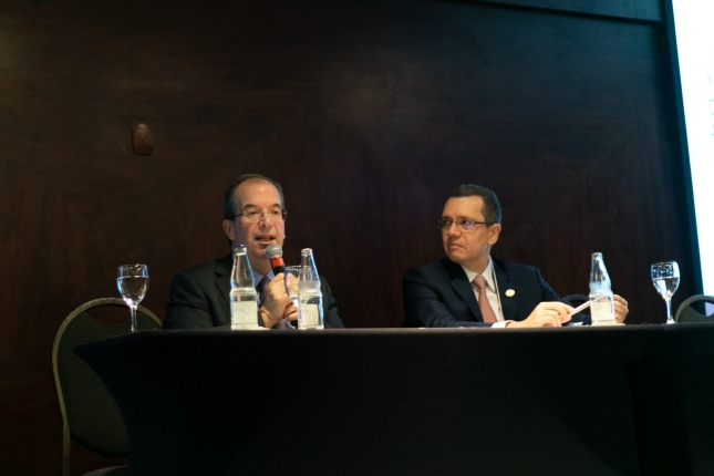 Ministro del STJ Ricardo Villas Bôas Cueva y Presidente de ALAE Gladson Mota