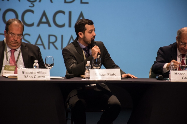 Aliado Edson Pinto, de Rondônia e Acre, presidindo o painel “Processo, Previsibilidade e Segurança Jurídica”