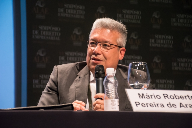 Aliado Mário Roberto Pereira de Araújo, de Piauí, en el panel “Proceso, Previsibilidad y Seguridad Jurídica”