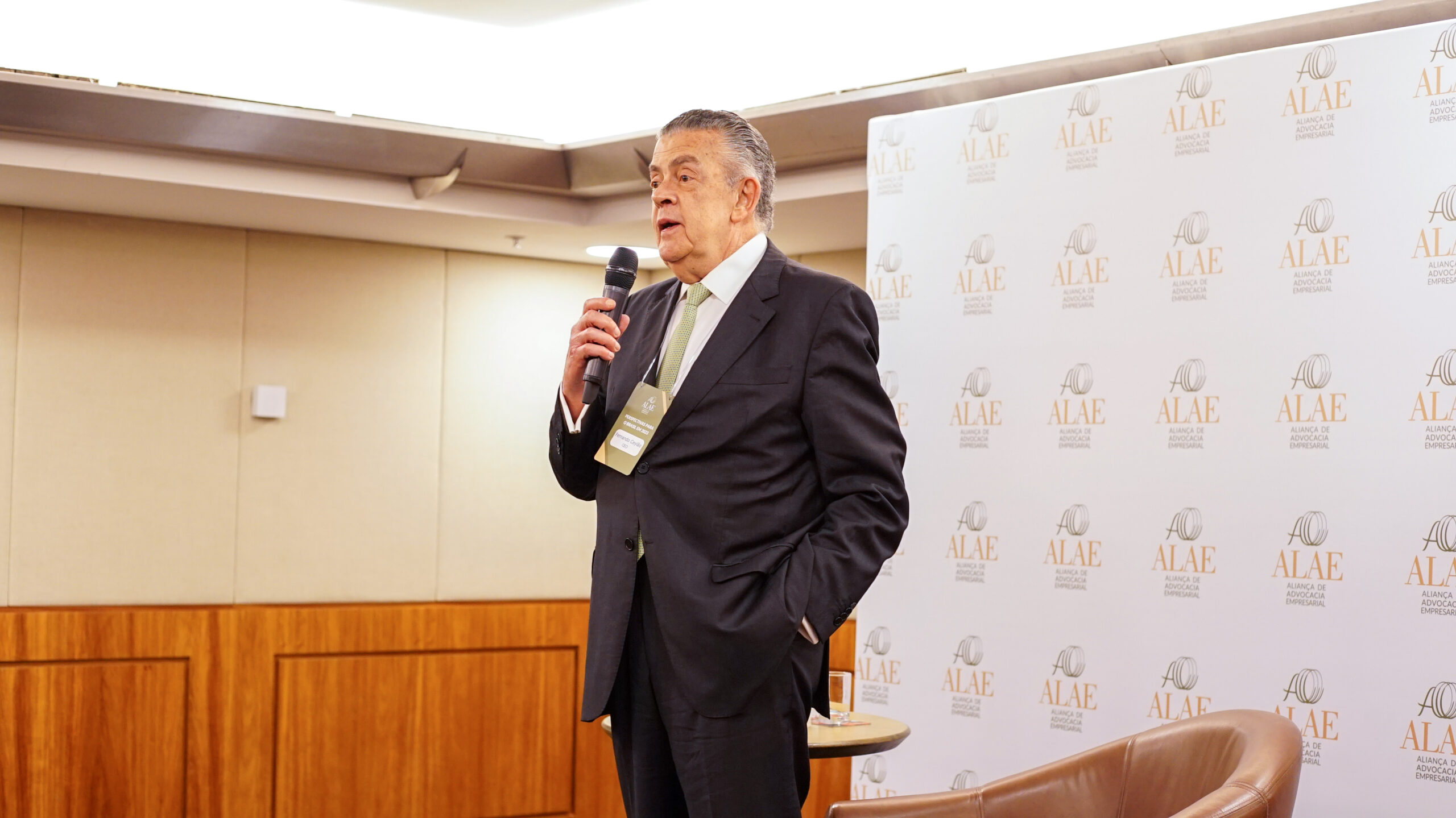 Fernando Ceylão, CEO of ALAE, closing the event